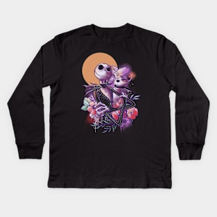 Nightmare in moonlight Kids Long Sleeve T-Shirt